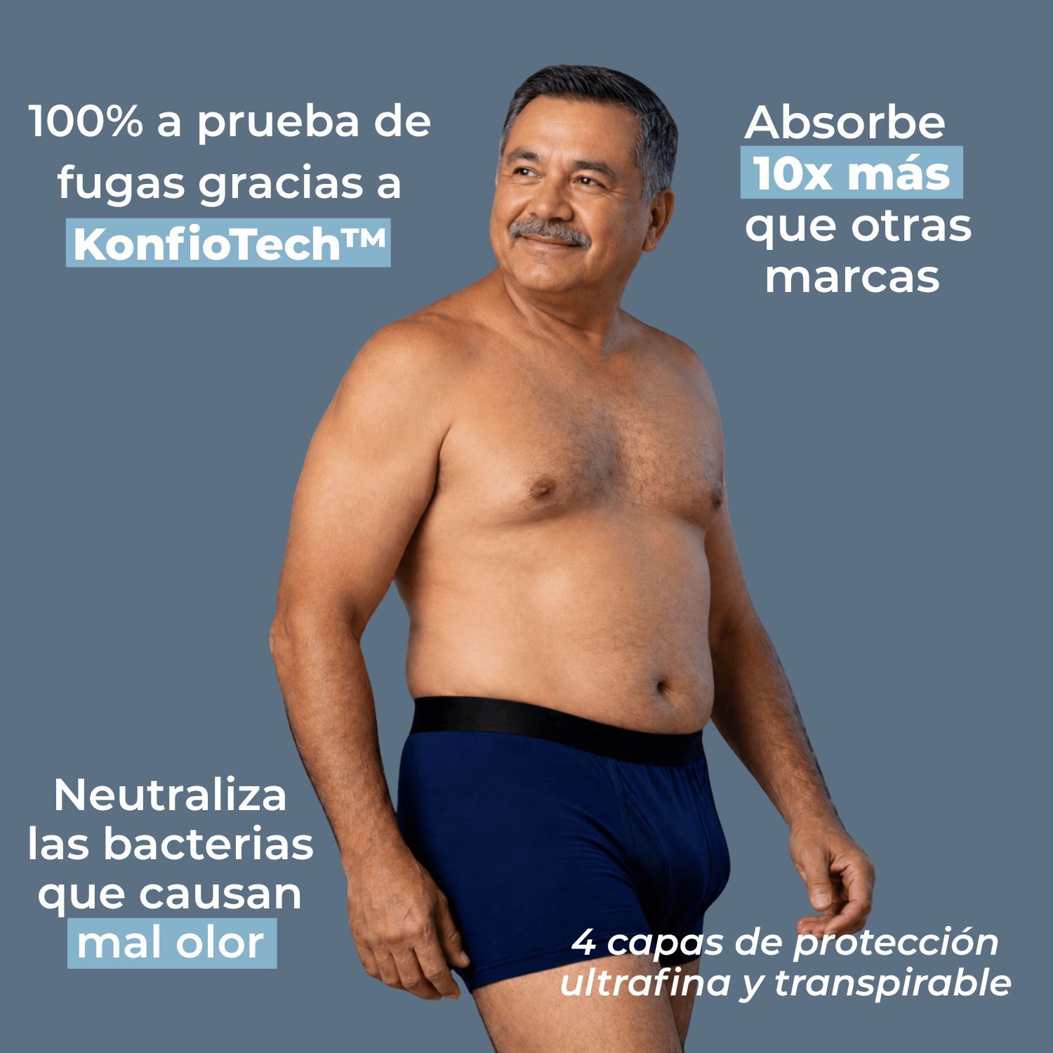 Boxer ultraabsorbente KonfioTech™