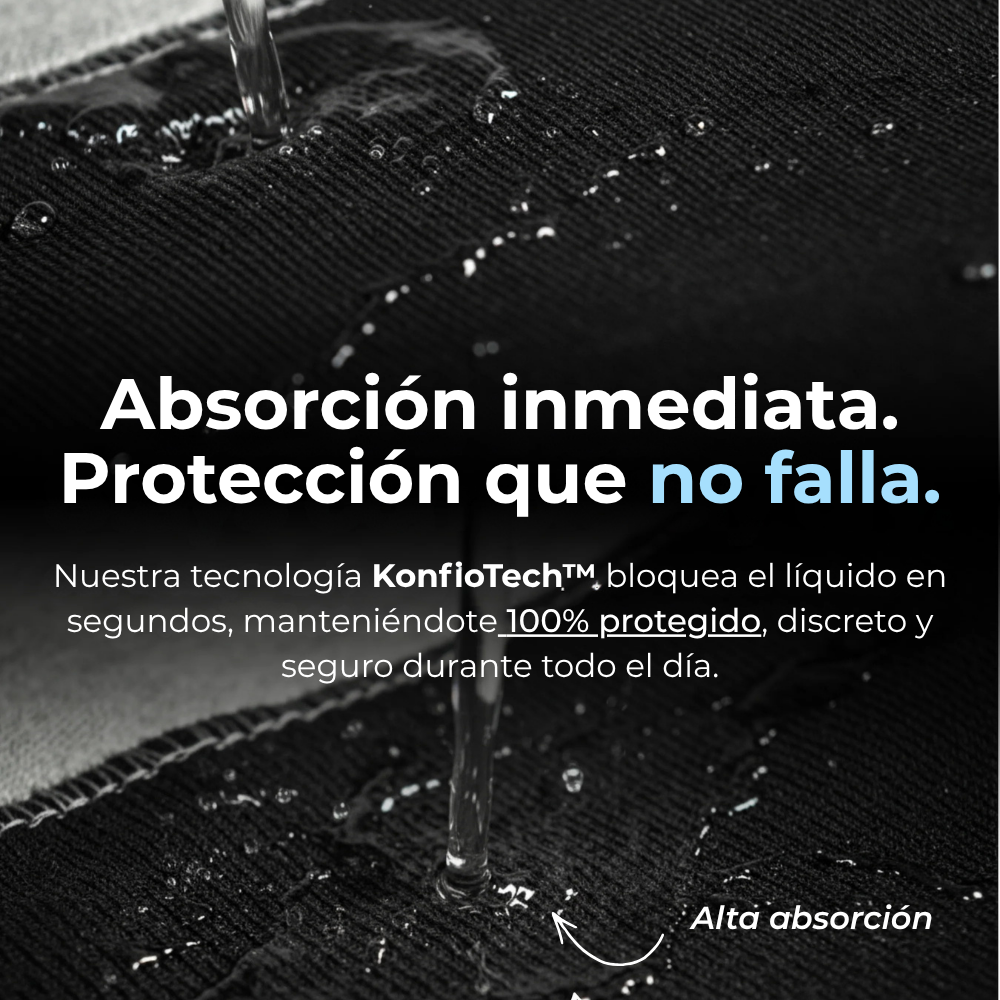 Boxer ultraabsorbente y lavable KonfioTech™