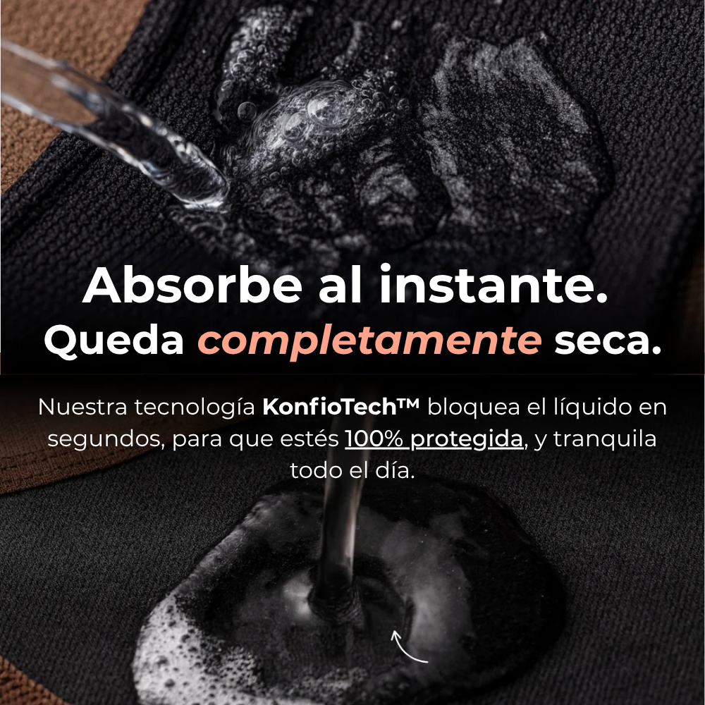 Bragas ultraabsorbente y lavable KonfioTech™