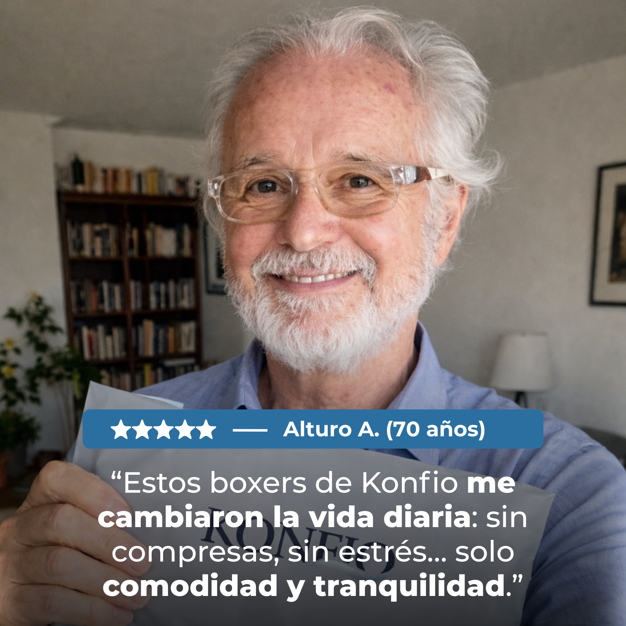 Boxers Ultraabsorbentes de José – KonfioTech™ Edition (prostate)