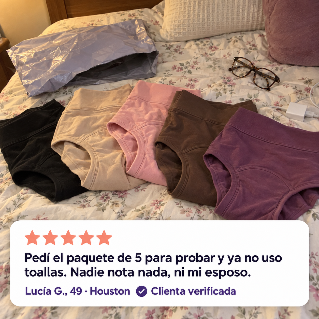 Calzón Serena para pérdidas de orina V2